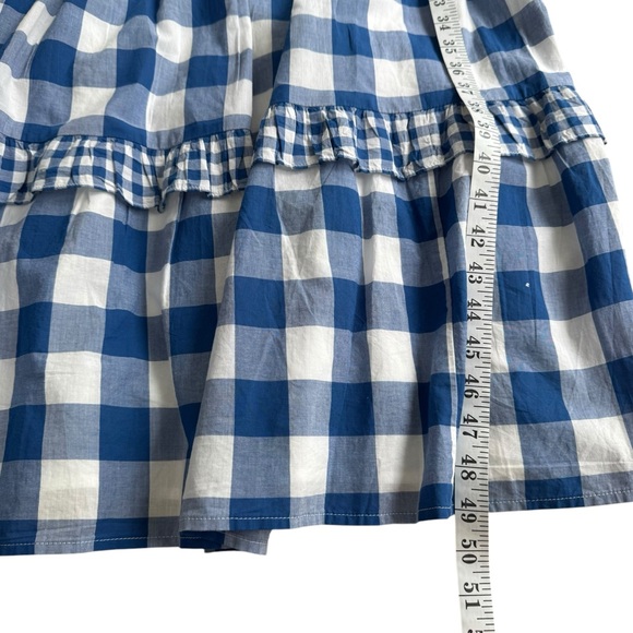 J. Crew Gingham Ruffle Tiered Dress - Picture 14 of 15